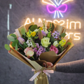 Elegant Mixed Pastel Flower Bouquet