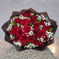 Classic Red Rose Elegance Bouquet