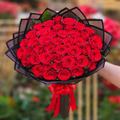 Classic Red Rose Elegance Bouquet – 45 Roses